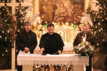 Privítací hovor pána farára Privítací hovor pána farára