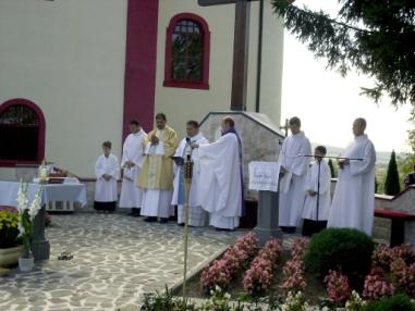 Svätá omša na velickej kalvárii
Svätá omša na velickej kalvárii