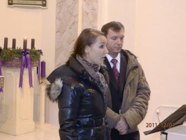 Chvíle koncertu a rozdávania mikulášských darčekov Chvíle koncertu a rozdávania mikulášských darčekov