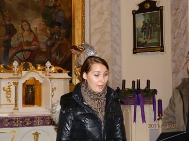 Chvíle koncertu a rozdávania mikulášských darčekov Chvíle koncertu a rozdávania mikulášských darčekov